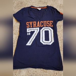 Women's Medium Victoria's Secret Pink Collection Syracuse Orange Tshirt